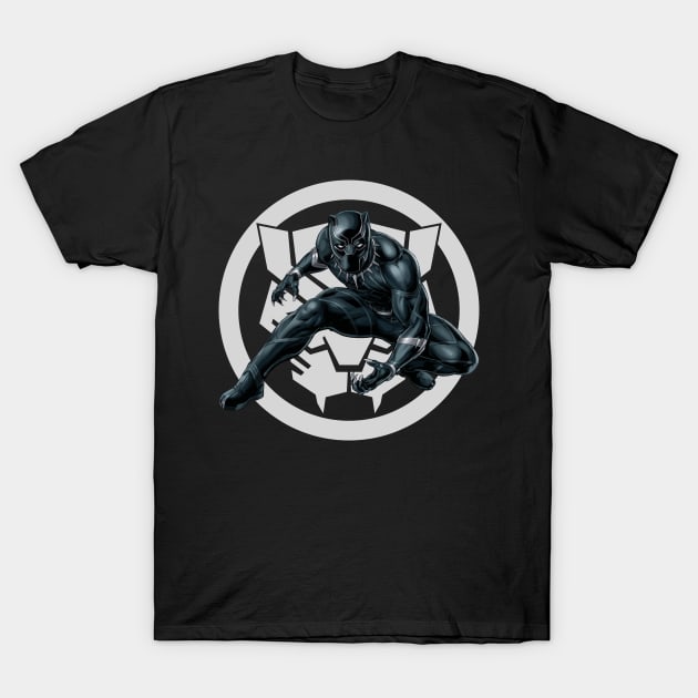 King T'Challa T-Shirt by CinemaArt